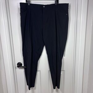 NWT Adidas Go To 5 Pocket Golf Pants Men's 42x30 Black Taper Fit UPF 50